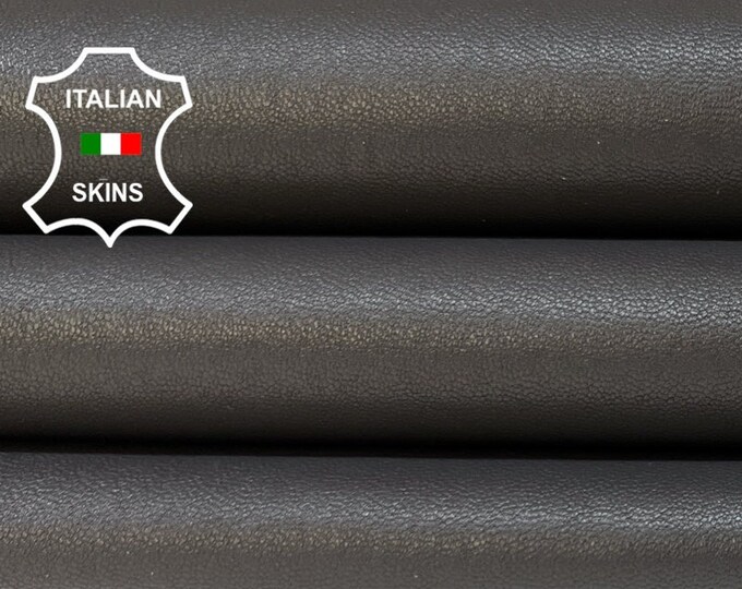 TAUPE GRAY Thin Soft Italian STRETCH Lambskin Lamb Sheep Leather hide hides skin skins 4sqf 0.6mm #B3755
