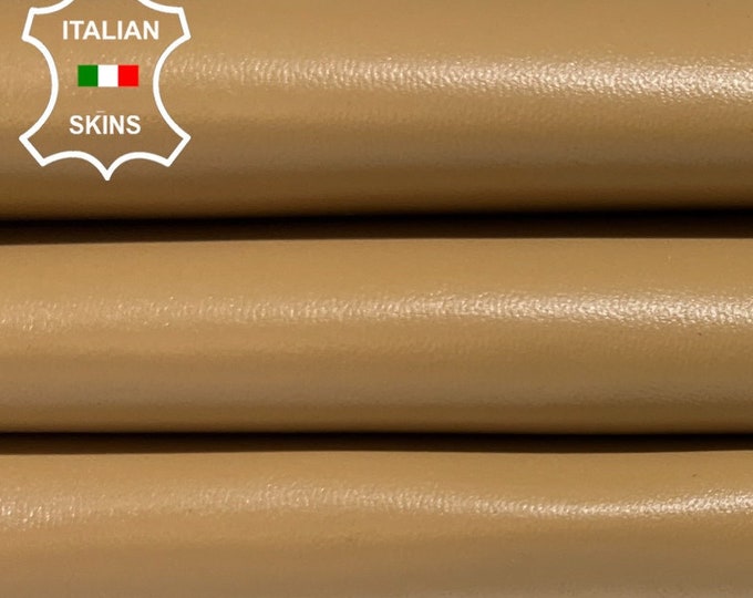 SAND BROWN NUDE Italian Metis Lambskin Lamb Sheep Leather hides hide skin skins 5+sqf 0.8mm #B4534