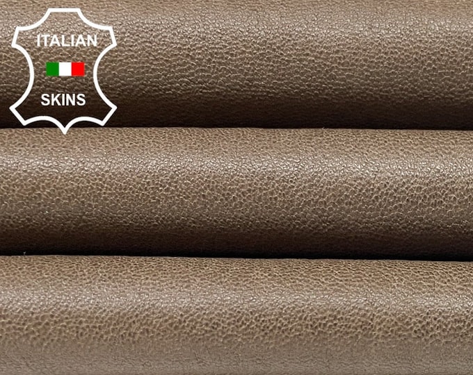 WALNUT BROWN STRETCH Thin Soft Italian Lambskin Lamb Sheep Leather hides hide skin skins 5sqf 0.6mm #B1351