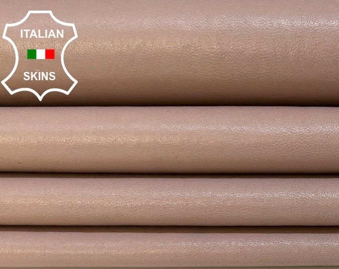 BOIS De ROSE Old Pink Soft Italian STRETCH Lambskin Lamb Sheep Leather pack 2 hides skins total 9sqf 0.8mm #B3609