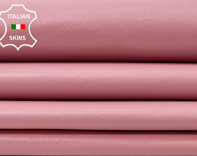 PINK Soft Italian Lambskin Lamb Sheep Leather hide hides skin skins 9sqf 0.7mm #B9805