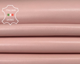 BABY PINK Soft Italian Lambskin Lamb Sheep Leather pack 2 hides skins total 10sqf 1.0mm #B7664