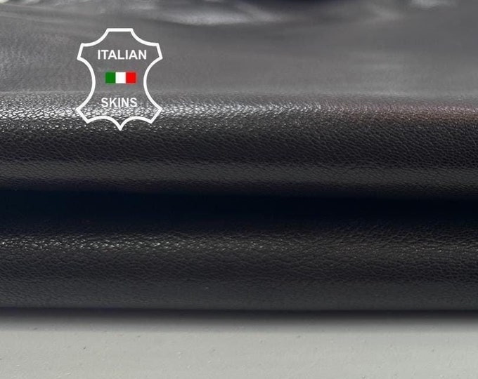 DARK BROWN rough vegetable tan thick strong Italian Goatskin Goat Leather skin skins hide hides 5sqf 1.1mm #C3463