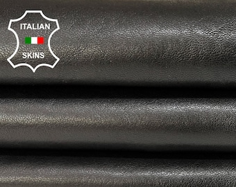 VERY DARK BROWN Antiqued Vegetable Tan Thick Soft Italian Lambskin Lamb Sheep leather hide hides skin skins 5sqf 1.1mm #B6946