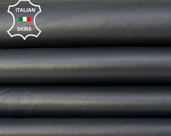 BLUE BLACK MIDNIGHT Soft Italian Lambskin Lamb Sheep Leather hide hides skin skins 6sqf 0.8mm #B9364