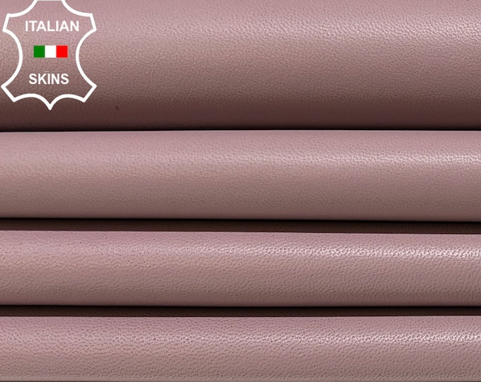 BOIS De ROSE OLD Pink Soft Italian Lambskin Lamb Sheep Leather pack 2 hides skins total 12sqf 0.9mm #B9030