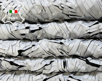 LIGHT GRAY Textured  STRETCH Soft Italian Lambskin Lamb Sheep Leather pack 2 hides skins total 10sqf 1.0mm #B6520
