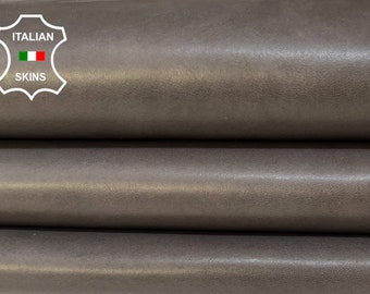 TAUPE GREYISH BROWN Vegetable Tanned Soft Italian Lambskin Lamb  Leather  s skin  6sqf 0.9mm #B9340