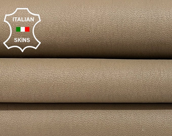 WALNUT BEIGE STRETCH Soft Italian Lambskin Lamb Sheep Leather hide hides skin skins 4+sqf 0.7mm #B6836