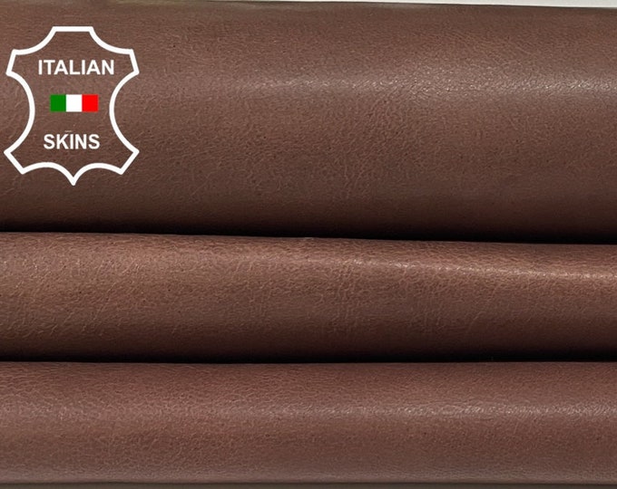 ROSEWOOD BROWN Vegetable Tan Italian Lambskin Lamb Sheep Leather hides hide skin skins 5+sqf 0.7mm #B613