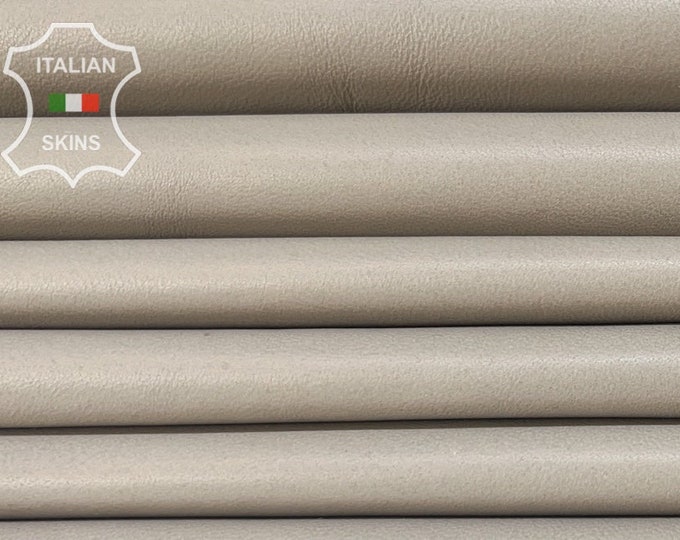 GLACIER GRAY Soft Italian Lambskin Lamb Sheep Leather pack 2 hides skins total 14sqf 0.7mm #B7758