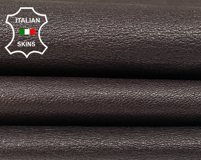 Dark Chestnut Brown Soft Italian genuine STRETCH Lambskin Lamb Sheep wholesale leather skins Elastic pants trousers leggings 0.5mm to 1.0 mm