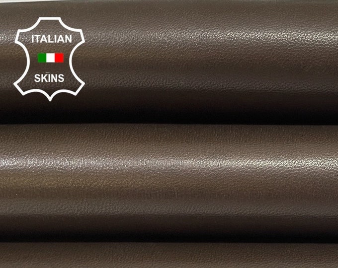 Natural Dark Olive Brown Soft Italian genuine STRETCH Lambskin Lamb Sheep wholesale leather Elastic pants trousers leggings 0.5mm to 1.0 mm