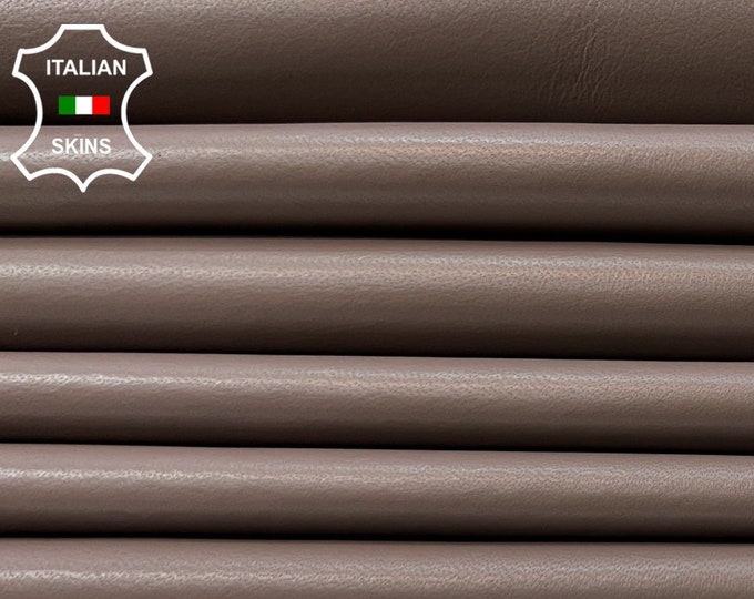 LIGHT TAUPE Soft Italian Lambskin Lamb Sheep Leather pack 5 hides skins total 28sqf 0.8mm #B9957