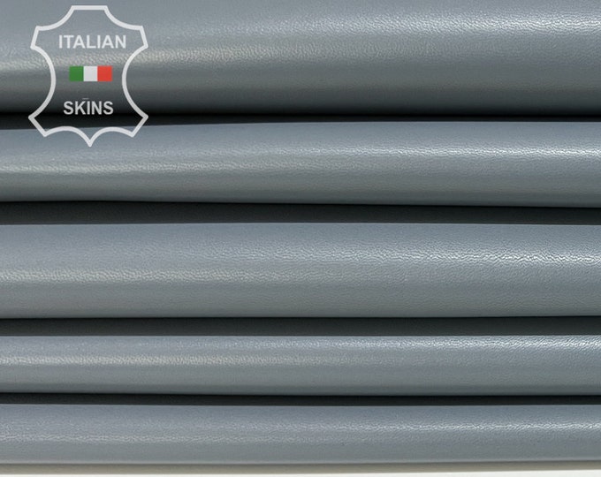 MEDIUM GRAY GREY Soft Italian Metis Lambskin Lamb Sheep Leather pack 2 hides skins total 10sqf 0.9mm #B7896