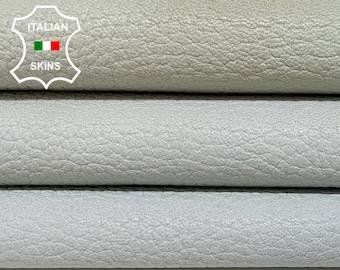 Delivered Duty Paid-UNDYED GREENISH GRAY Grainy Thick Italian Goatskin Goat Leather skin 6sqf 1.1mm #B2242