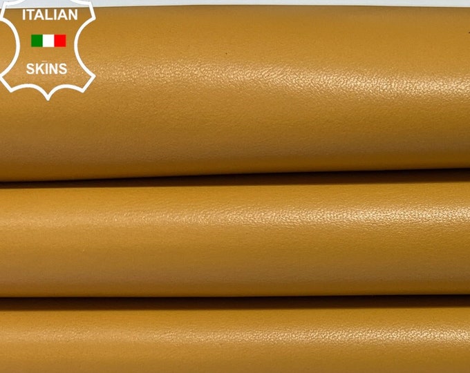 LIGHT TAN Italian Metis Lambskin Lamb Sheep Leather hide hides skin skins 5+sqf 0.9mm #B3160