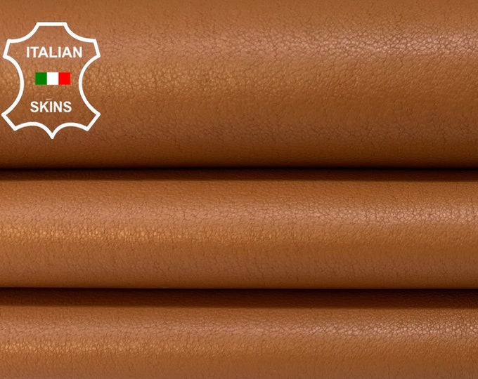 SAND BROWN Thin Soft Italian STRETCH Lambskin Lamb Sheep Leather hide hides skin skins 4+sqf 0.6mm #B3948