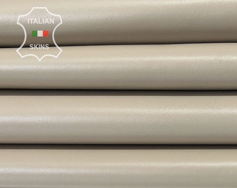 TAUPE GRAY Italian Lambskin Lamb Sheep leather pack 2 hides skins total 9+sqf 0.9mm #B7321
