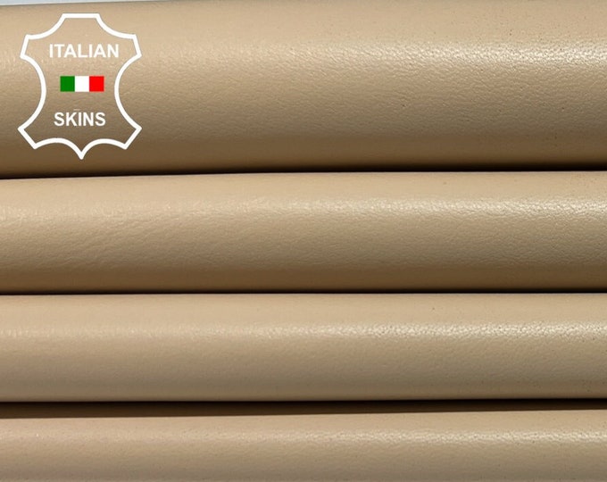 BEIGE NUDE Italian Metis Lambskin Lamb Sheep Leather pack 3 hides skins total 14sqf 1.0mm #B4118