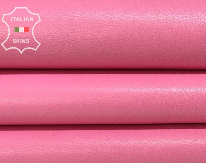 PINK Italian Metis Lambskin Lamb Sheep Leather hide hides skin skins 6+sqf 0.8mm #B8229