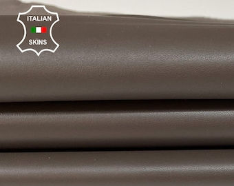 TAUPE BROWN Italian Lambskin Lamb Sheep leather hide hides skin skins 4-5sqf 0.7mm #A9930