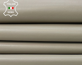 MUSHROOM GREY PANTONE 400 Soft Italian Lambskin Lamb Sheep Leather hide hides skin skins 7+sqf 0.7mm #B9932