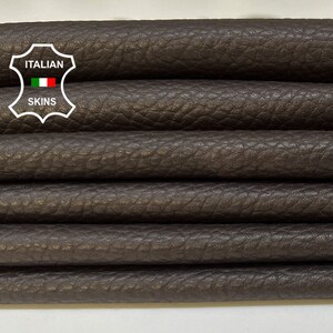 DARK BROWN GRAINY Thin Soft Italian Lambskin Lamb Sheep DARK BROWN GRAINY Thin Soft Italian Lambskin Lamb Sheep