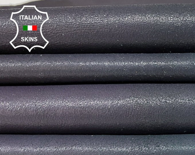 GREEN & PURPLE SHINY Distressed Crackled Soft Italian Lambskin Lamb Sheep Leather hides pack 2 skins total 8sqf 0.7mm #B2215