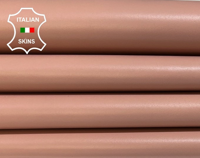 BABY PINK NUDE Italian Metis Lambskin Lamb Sheep leather pack 5 hides skins total 18sqf 0.9mm #B5095