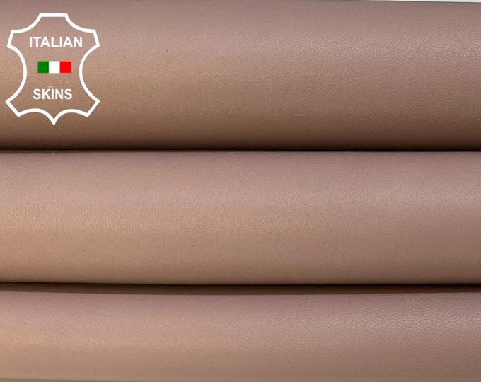 BOIS De ROSE Pink Thick Soft Italian STRETCH Lambskin Lamb Sheep Leather hide hides skin skins 5sqf 1.1mm #B3610