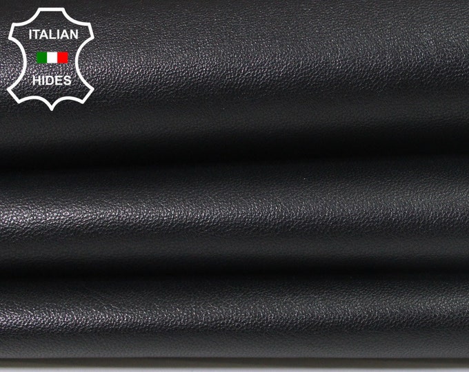 BLACK smooth Italian genuine Lambskin Lamb Sheep wholesale leather skins hides material for sewing high quality 0.5mm to 1.2mm