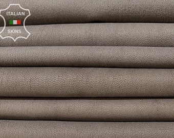 NATURAL GRAY STRETCH Soft Italian Lambskin Lamb Sheep Leather pack 2 hides skins total 10sqf 0.7mm #B7130