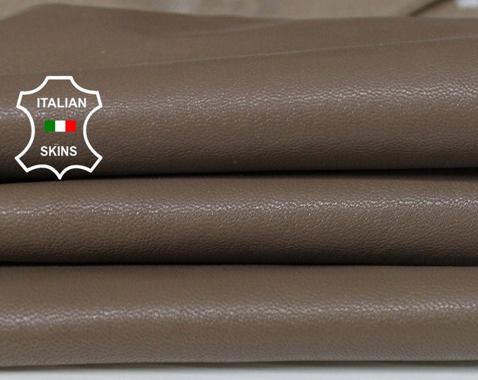 TAUPE BROWN Italian Goatskin Goat leather material for sewing crafts 5 skins hides total 30sqf 1.2mm #A6209