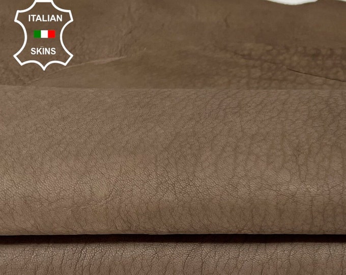 WALNUT BROWN ANTIQUED Vegetable Tan soft Italian Lambskin Lamb Sheep Leather hide hides skin skins 5sqf 1.0mm #B105