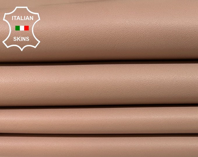 NUDE Italian Lambskin Lamb Sheep Leather pack 2 hides skins total 8sqf 0.8mm #B3719