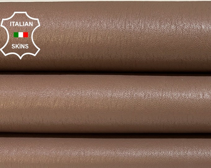 TAUPE BROWN Soft Italian STRETCH Lambskin Lamb Sheep Leather hide hides skin skins 5sqf 0.7mm #B3908