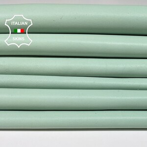 MINT leather Bright green sheep sheets for sewing Green hide MINT GREEN 645,2oz 