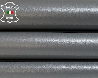 Delivered Duty Paid-GRAY Italian Metis Lambskin Lamb Sheep Leather hides hide skin skins 6sqf 0.9mm #B2718