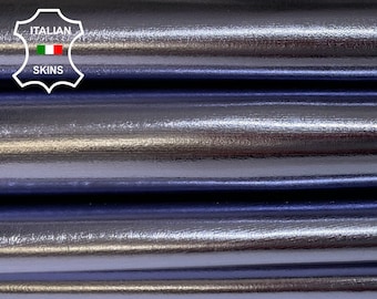 METALLIC THISTLE VIOLET Purple Light Lavender Italian Goatskin Goat Leather hides pack 2 skins total 7+sqf 1.0mm #B1103