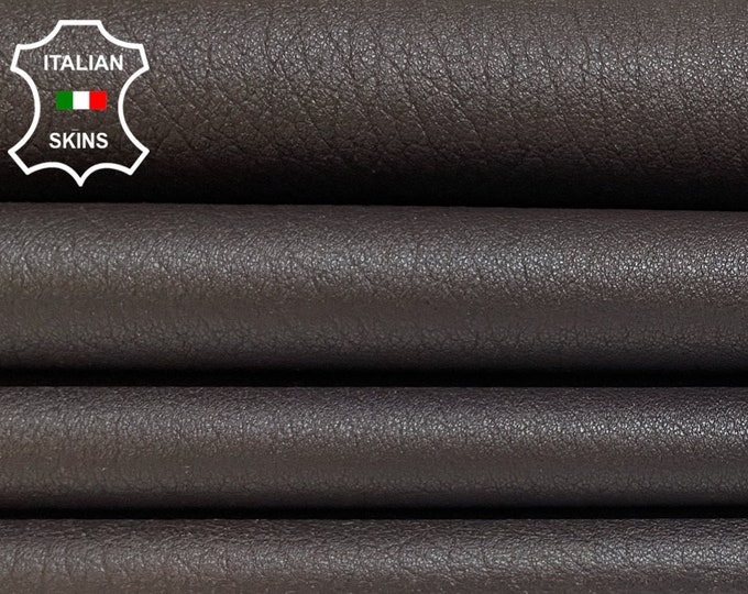 DARK BROWN GRAINY Thick Soft Italian Lambskin Lamb Sheep Leather hides hide skin skins 6sqf 0.9mm #B2725