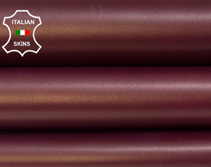 WINE PLUM Gloves Soft Italian STRETCH Lambskin Lamb Sheep Leather hide hides skin skins 4+sqf 1.1mm #B3920