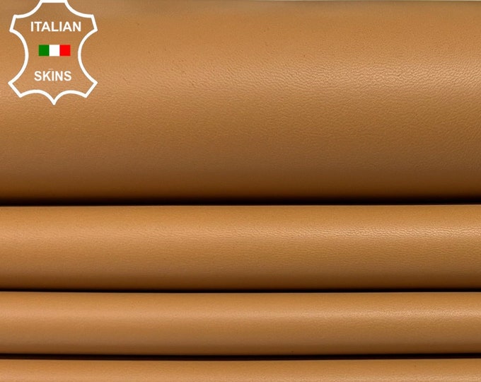 SAND LIGHT BROWN Italian Metis Lambskin Lamb Sheep Leather pack 2 hides skins total 11sqf 1.0mm #B3106