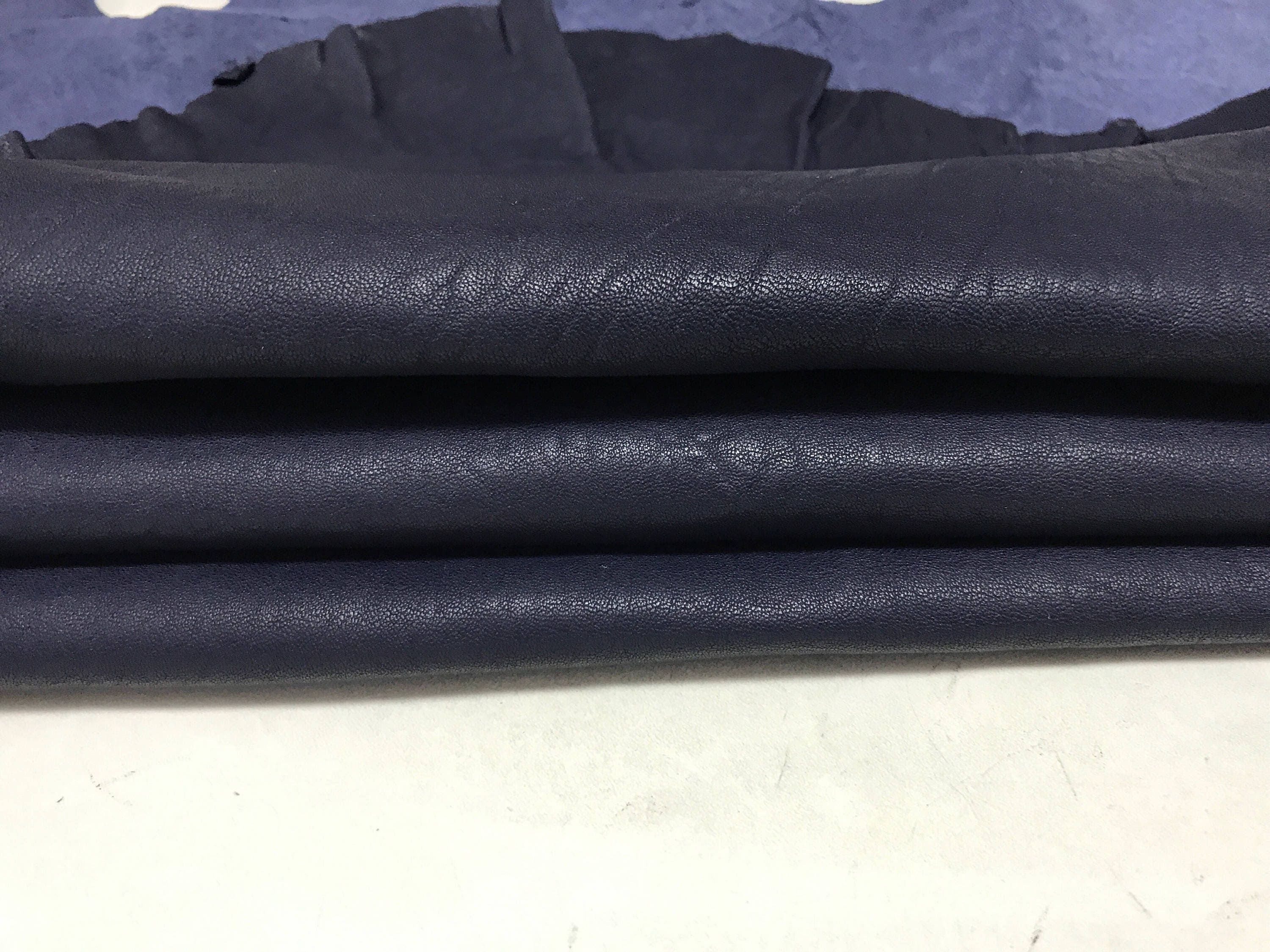 Italian Lambskin leather skin skins hide hides WASHED natural grainy