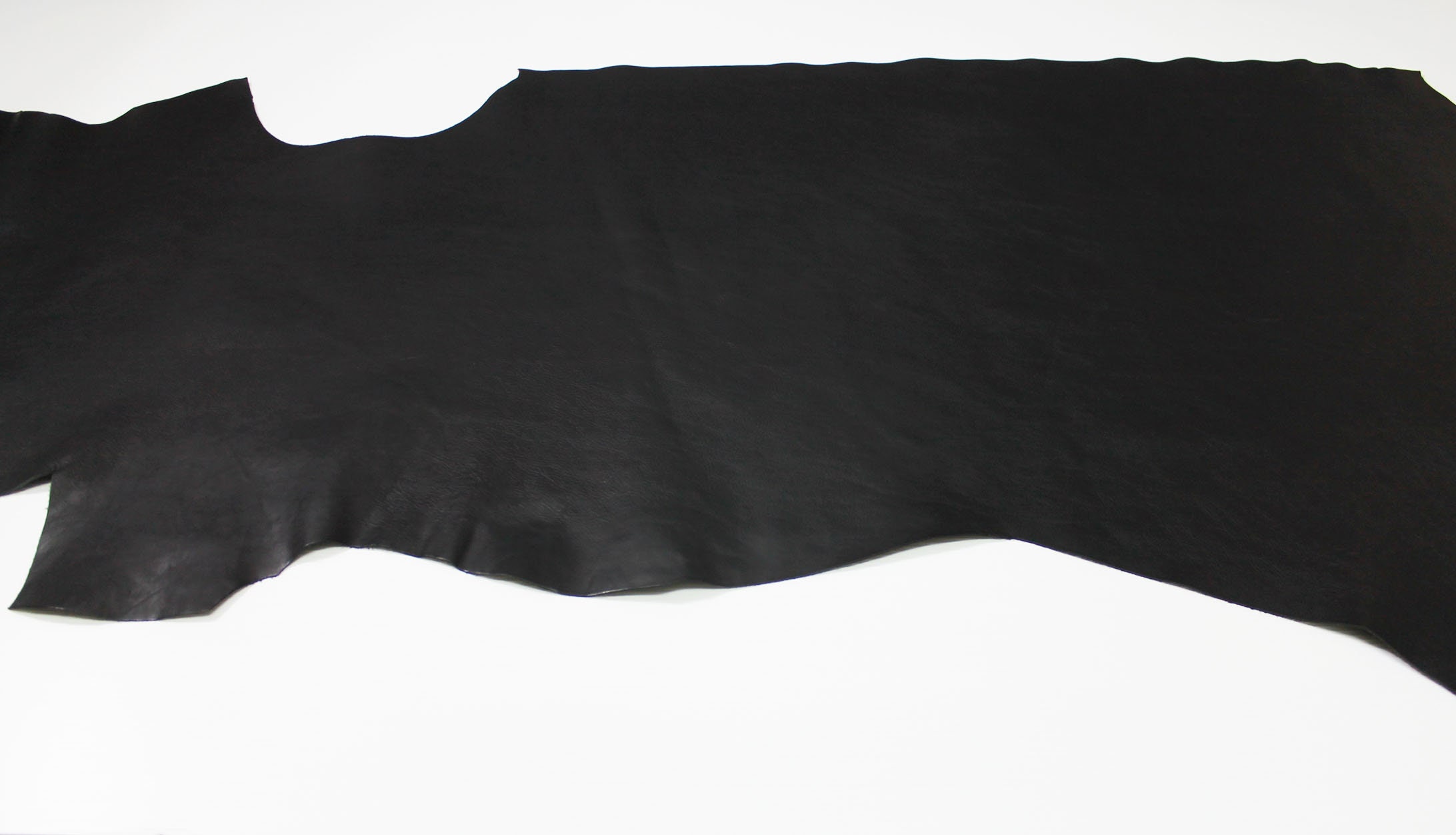 Black Rough Calfskin Calf Cow Cowhide Upholstery Leather Skin Hide