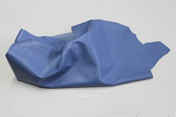 1 Sq Metallic Imprinted Blue = Approx Surf 12\u2033 W X 12\u2033 L ITALIAN Lambskin Leather Hide Buttery Soft Genuine Lamb Skin Supplier Ft