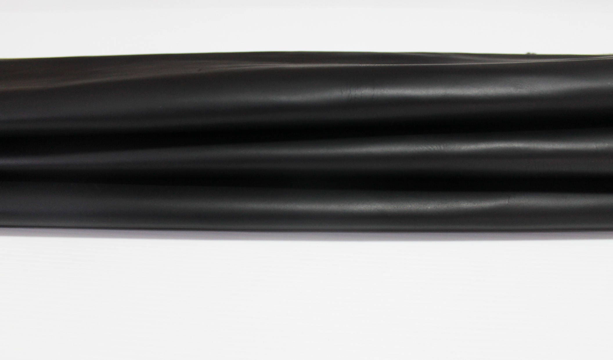 BLACK MATTE Calf Calfskin smooth Italian genuine leather skin skins ...