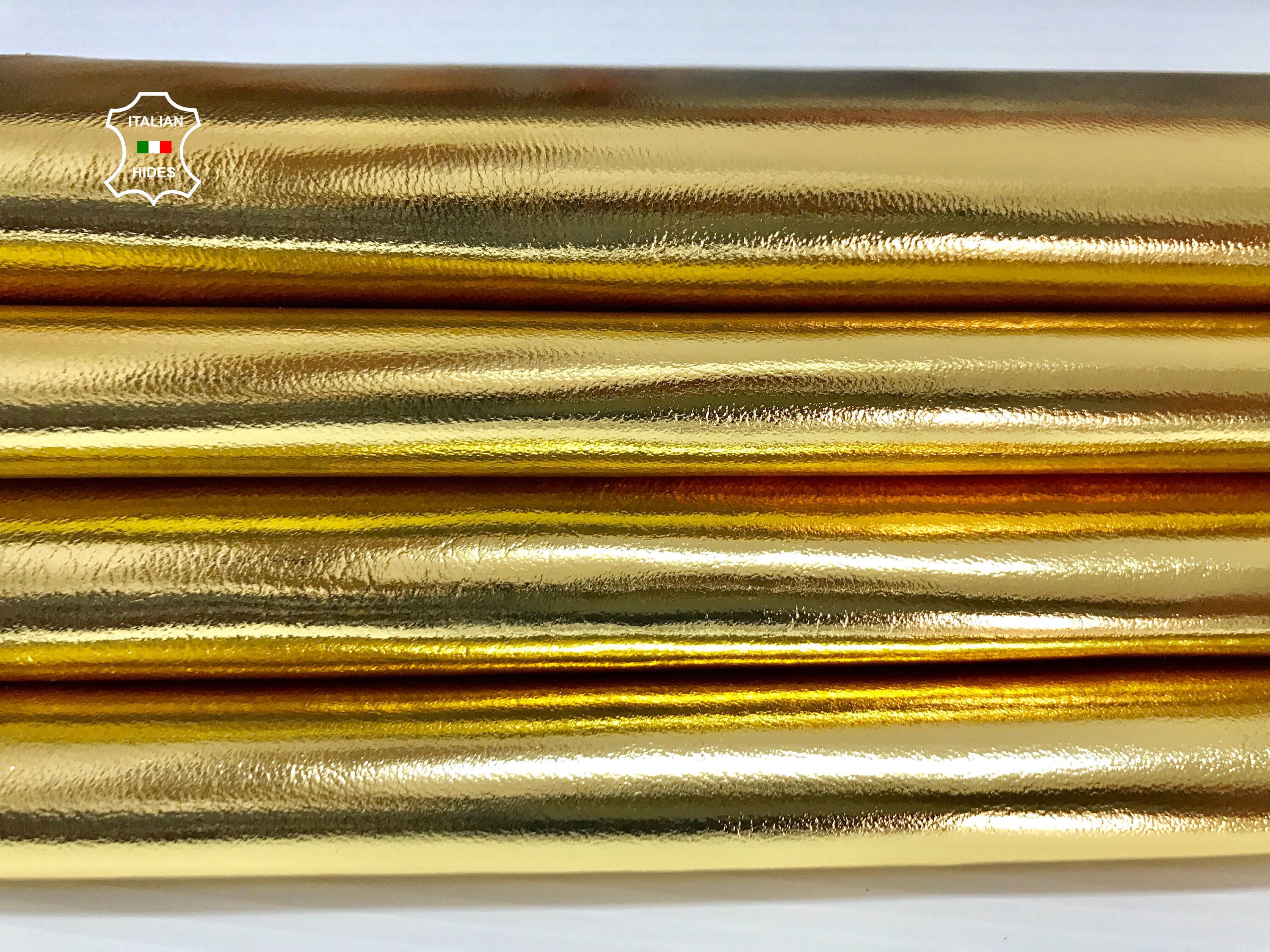 lambskin plexi & gold tone metal light beige