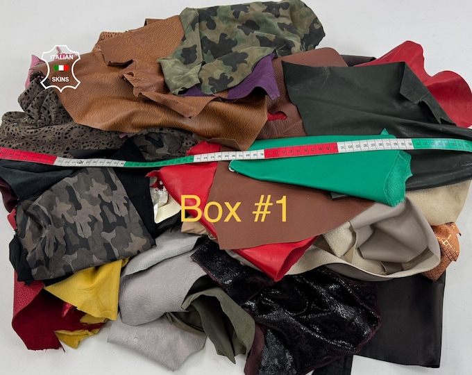 2kg - 4,4lbs  MIX COLORS Pack Italian leather assorted lamb goat pieces scraps remnants scrap leather craft leather for Earrings crafts