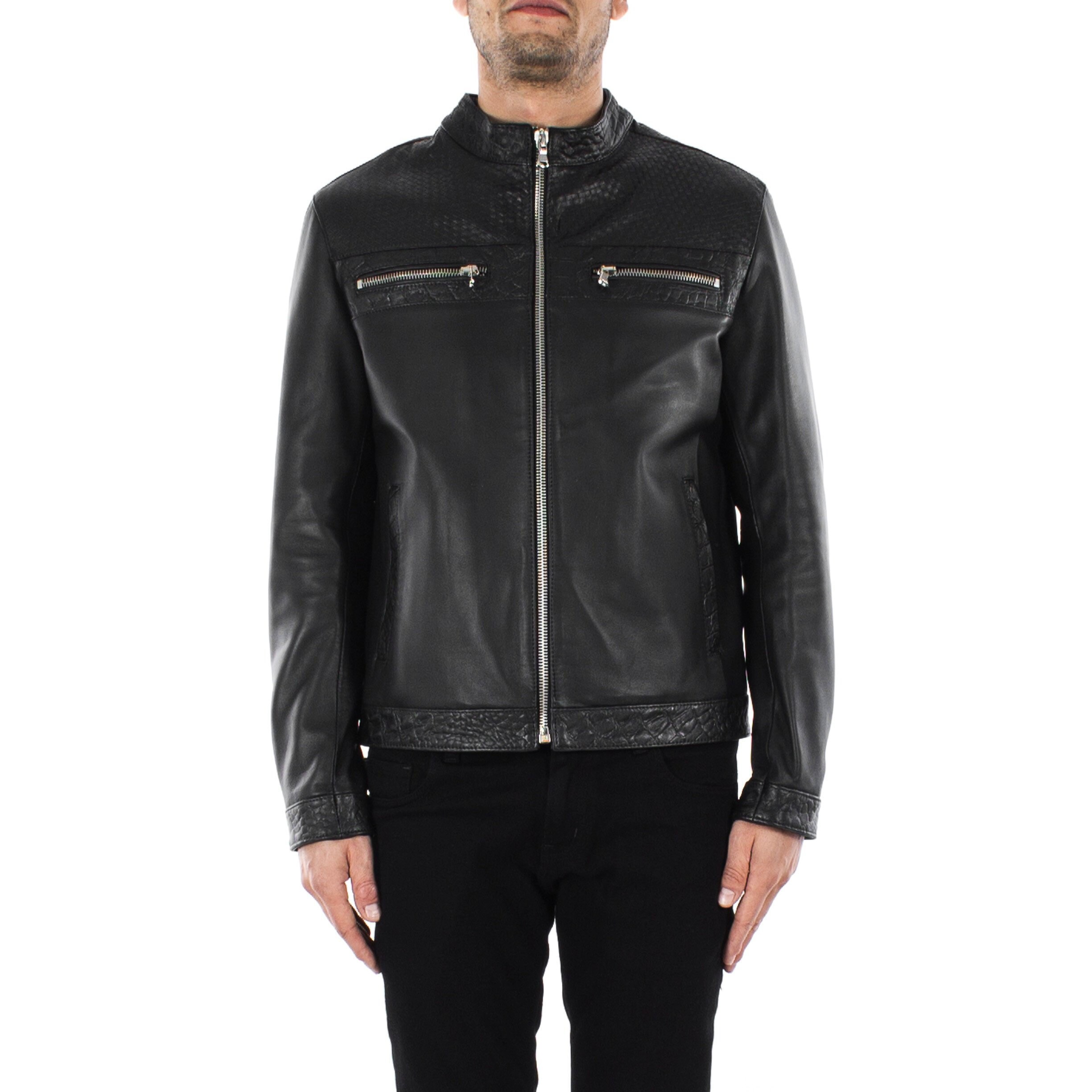 vuitton leather jacket mens